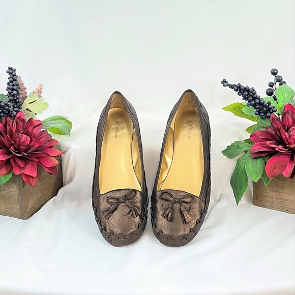 Bronze Leather Loafers | Kelly & Katie - Picture 6 of 6